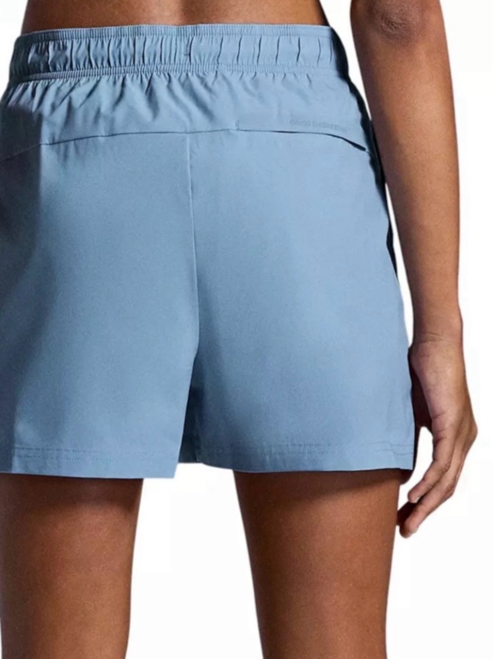 On Running Light Blue Women's Athletic Running Shorts - Picture 2 of 5